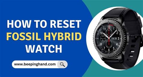 how to reset fossil watch|fossil watch troubleshooting.